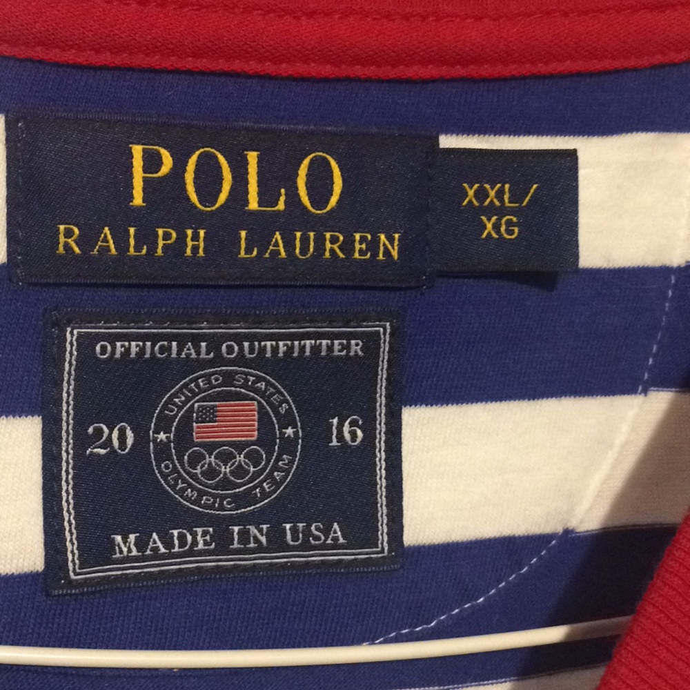 SOLD Ralph Lauren POLO 2016 Olympic Team Shirt XXL - Picture 5 of 6